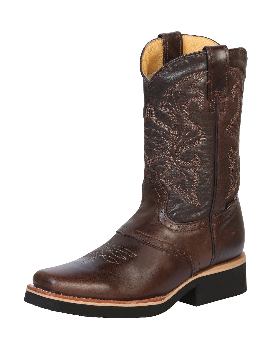 Establo Men’s Rodeo Work Boot - Rustic Leather in Brown Dallas
33557
