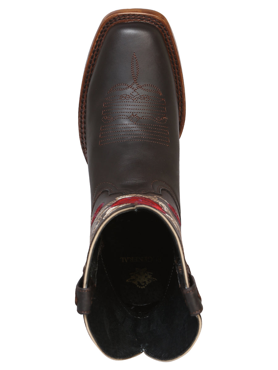 Bota de rodeo El General - Marrón oscuro 41785