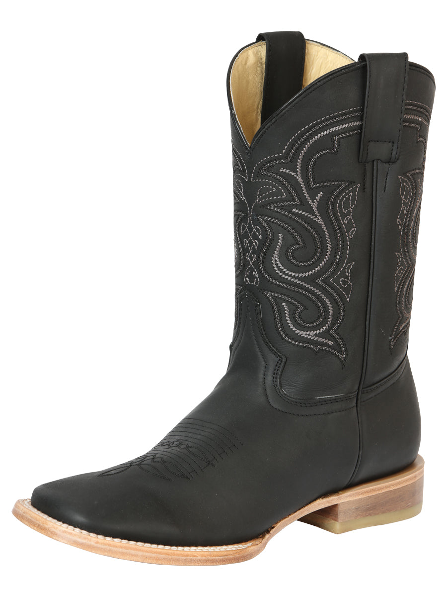 El General Rodeo Boot - Crazy Leather - Black 43534