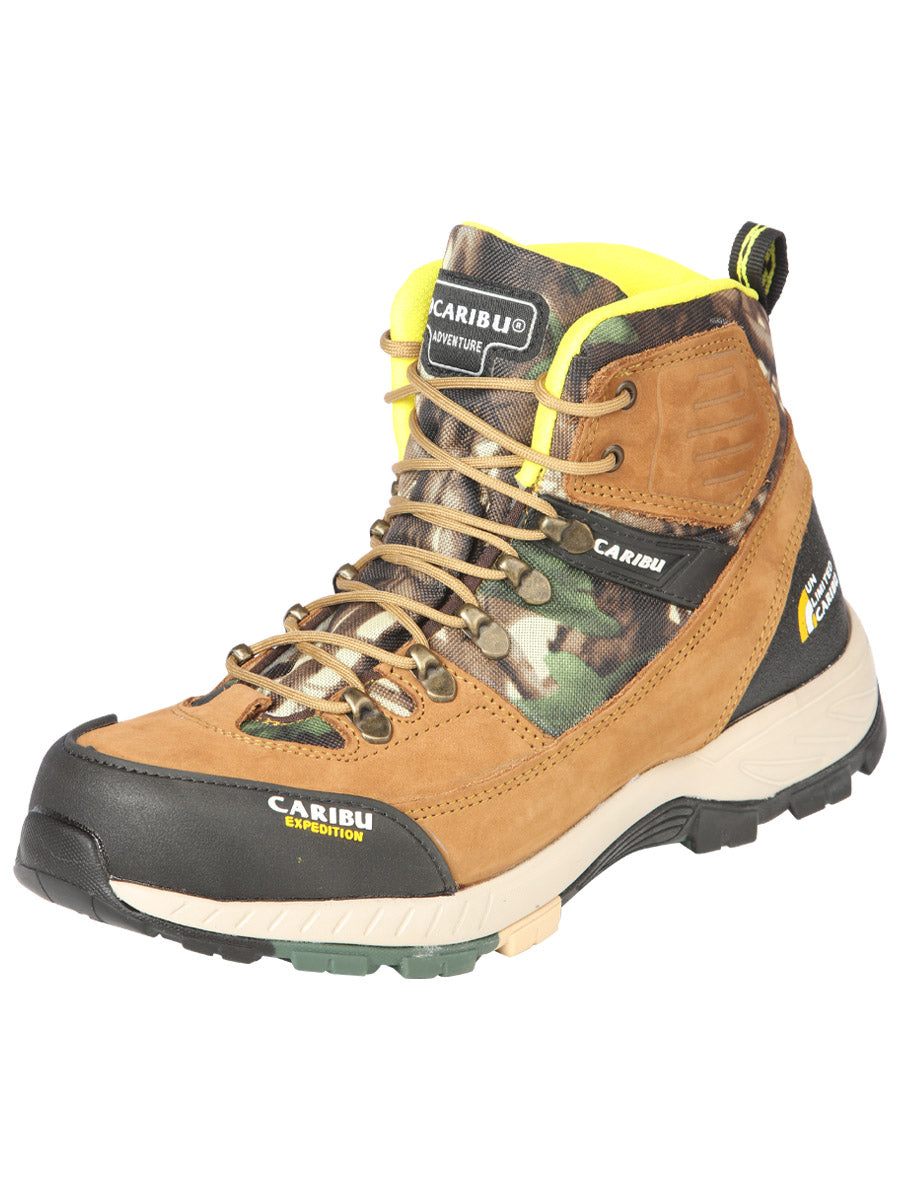 Work Shoe Caribu - Synthetic finish - Yellow/Camouflaje 44368