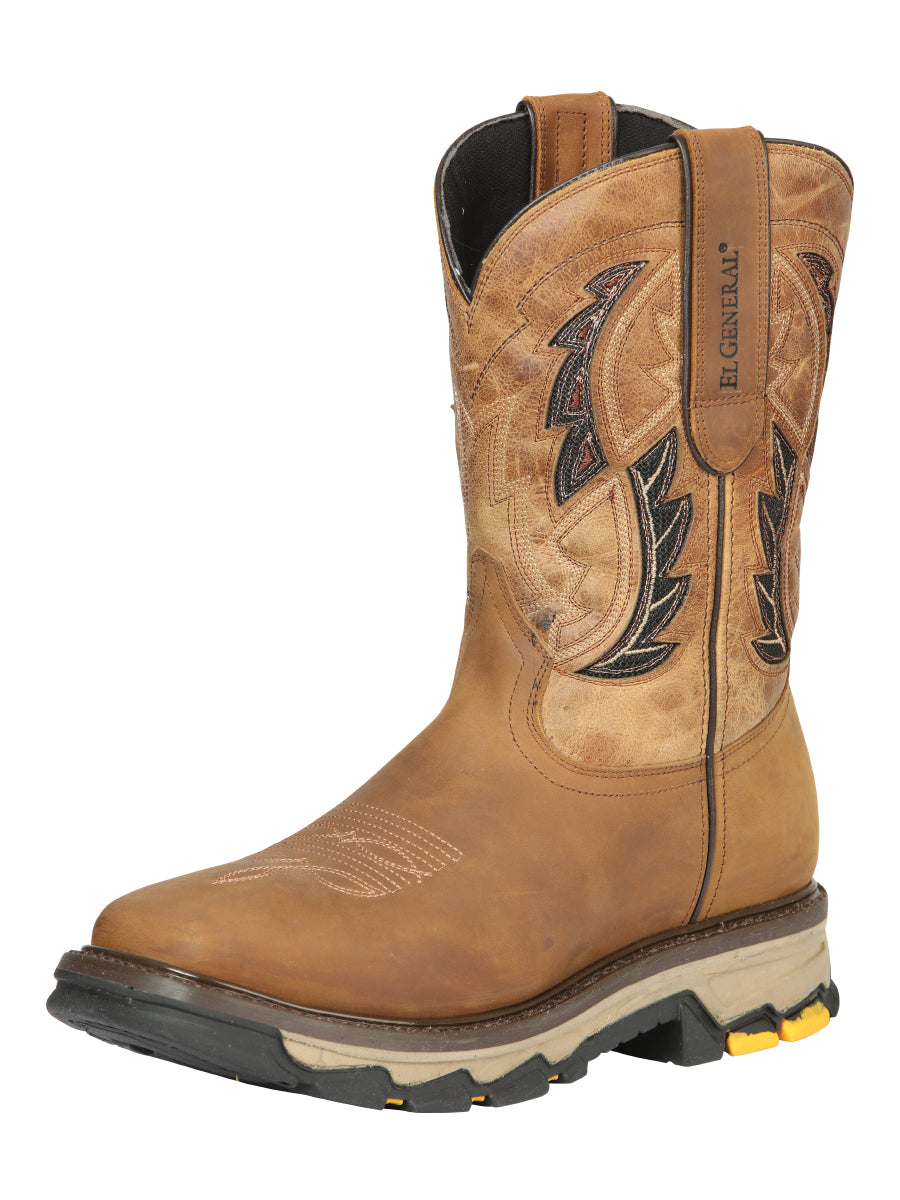 El General Rodeo Work Boot - Leather Honey 44693