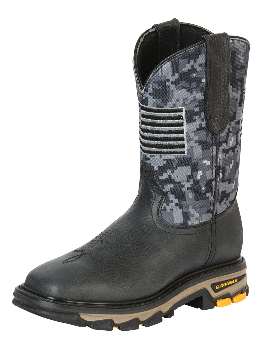 El General Men’s Work Boot - Bull Fight Leather - Black
44756