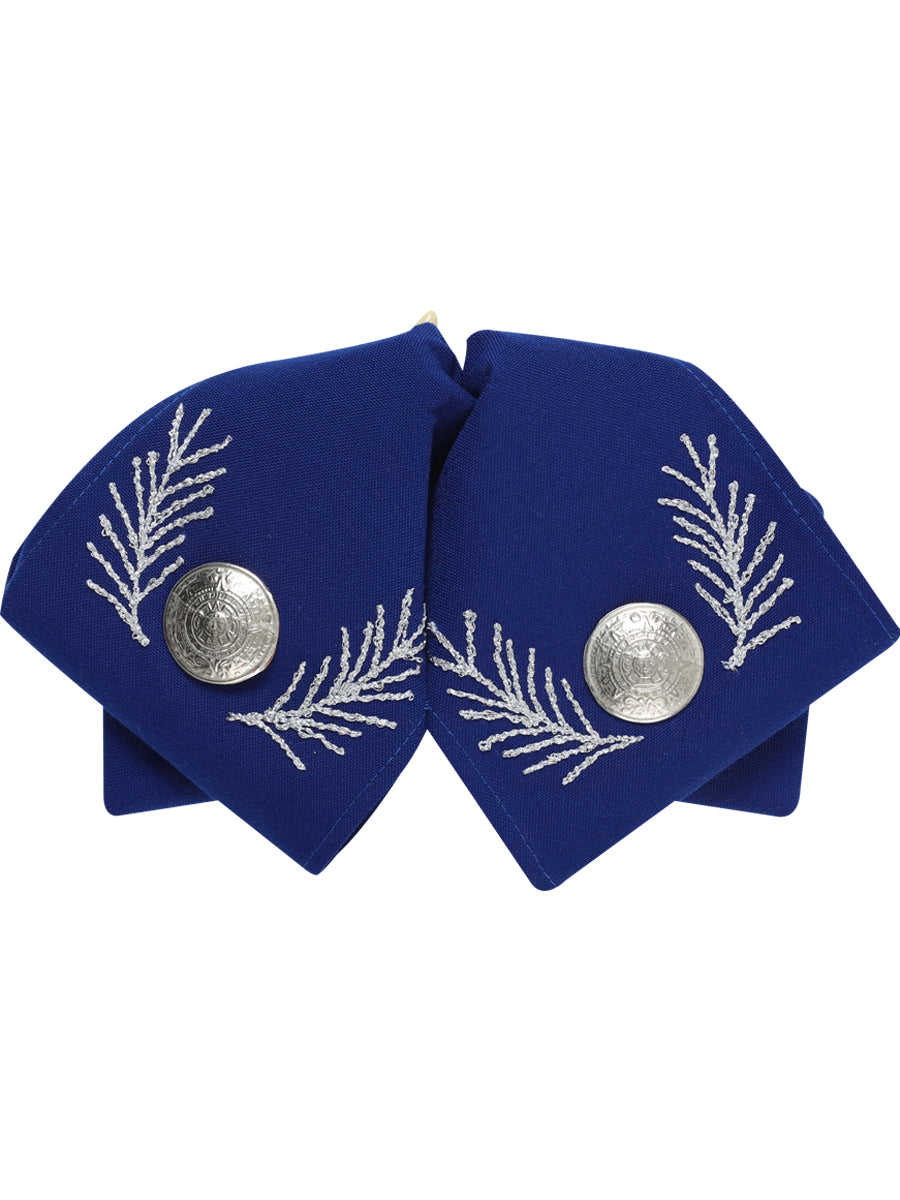 Adult
Mexican Charro Bow Tie 100% Polyester Royal Blue/Oro 601108