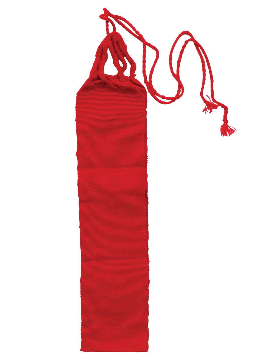 Mexican Artisanal Traditional Belt Red 601459