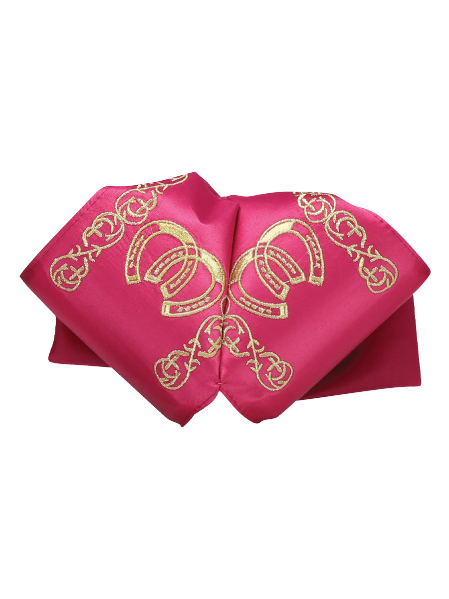 Adult
Mexican Charro Bow Tie 100% Polyester Fuchsia/Gold 601597