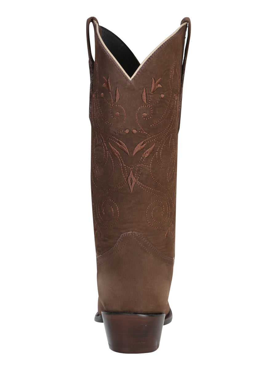 El General Limited Edition Western Boot - Nobuck Camel 34513