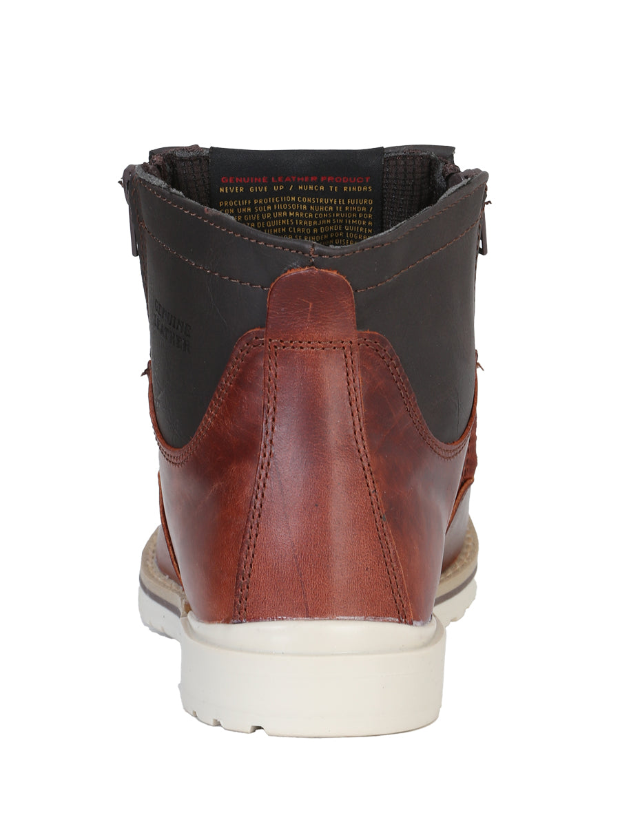Procliff Pull Up Work Boot- Wine 35205