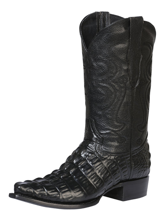Cowboy boot  El Senor de los Cielos - Caiman  - Black 40854