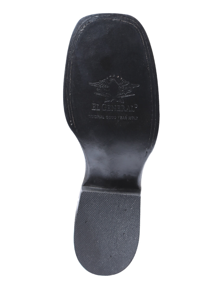 Bota de rodeo para mujer El General - Negro intenso 42976