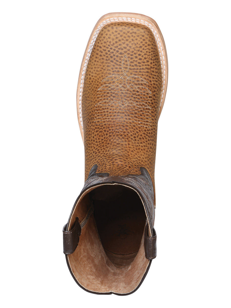 Bota de rodeo El General - Floter Marrón Claro 43009