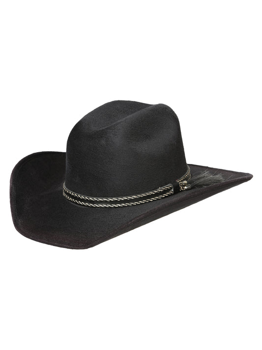 El General Suede Western Kids Hat Black 44247