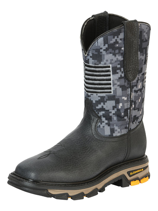 El General Men’s Work Boot - Bull Fight Leather - Black

 44756