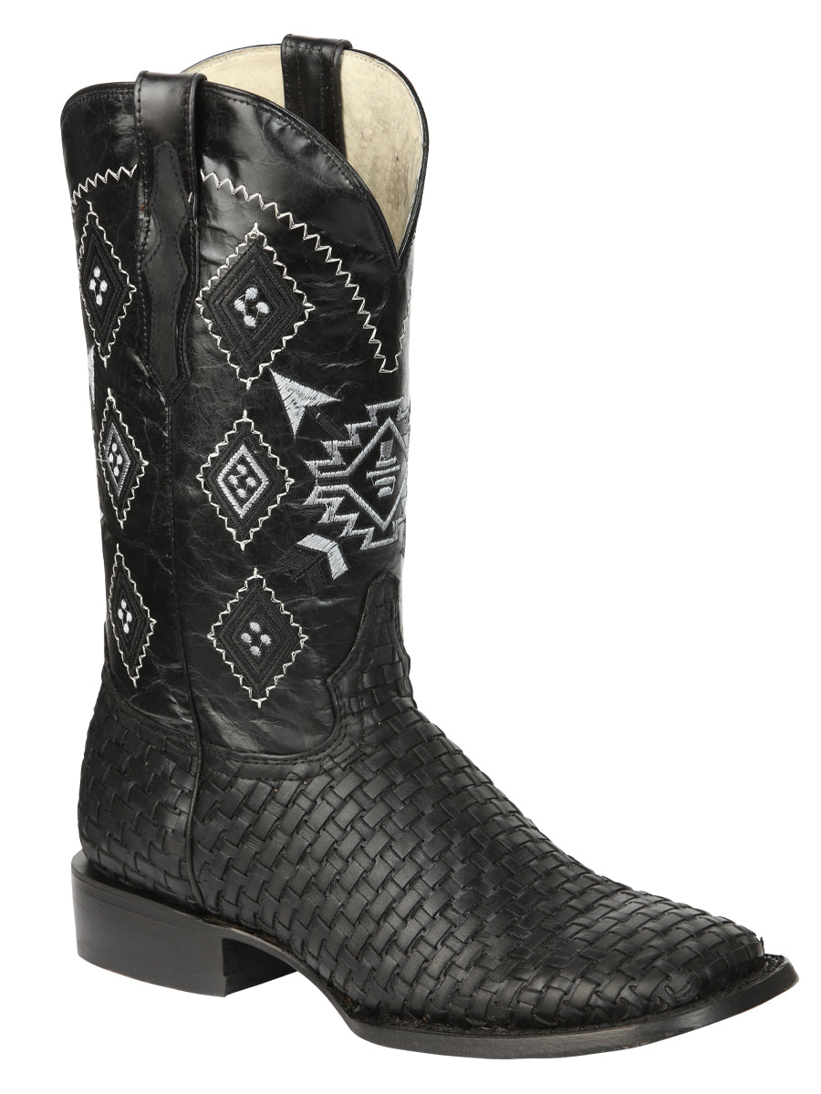 El General Men’s Petatillo Crazy Black Rodeo Boots 44884