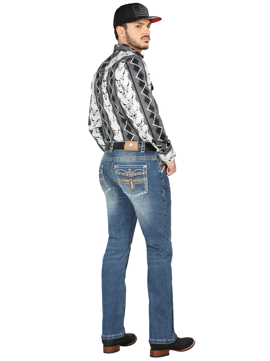 Centenario Bootcut Denim Jeans - Medium Blue 44971