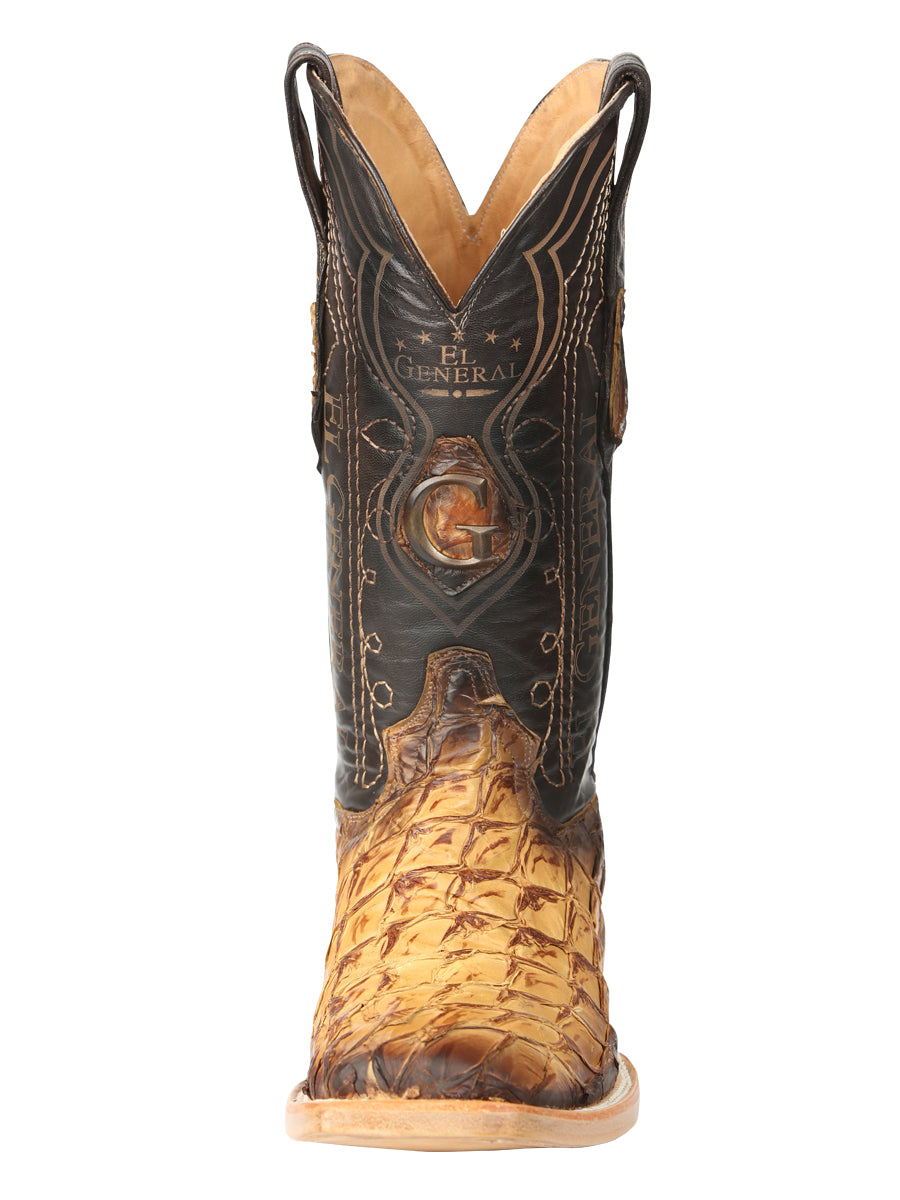 El General Men's Exotic Monster Fish Rodeo Cowboy Boots - Orix 45086
