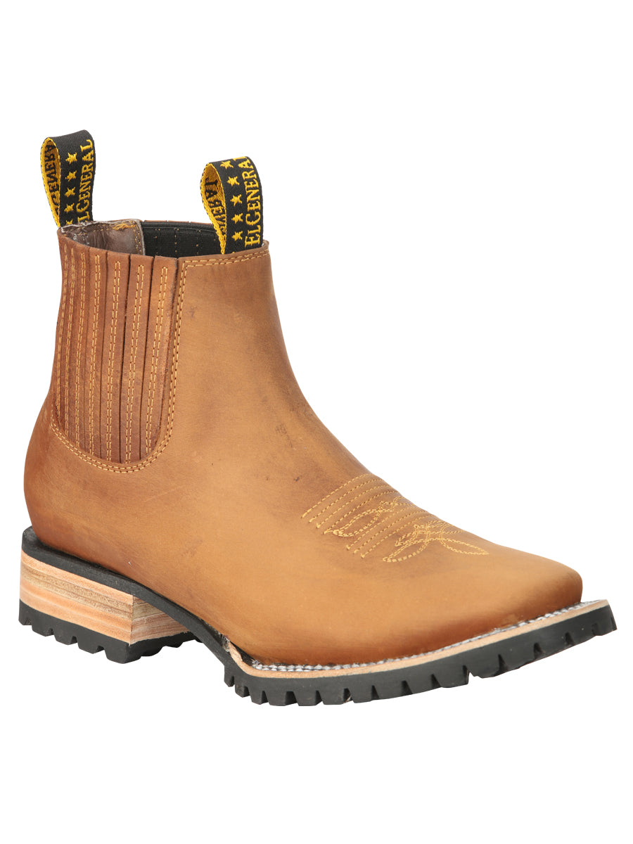 El General Men’s Ankle Boots - Crazy Horse Papaya 45342