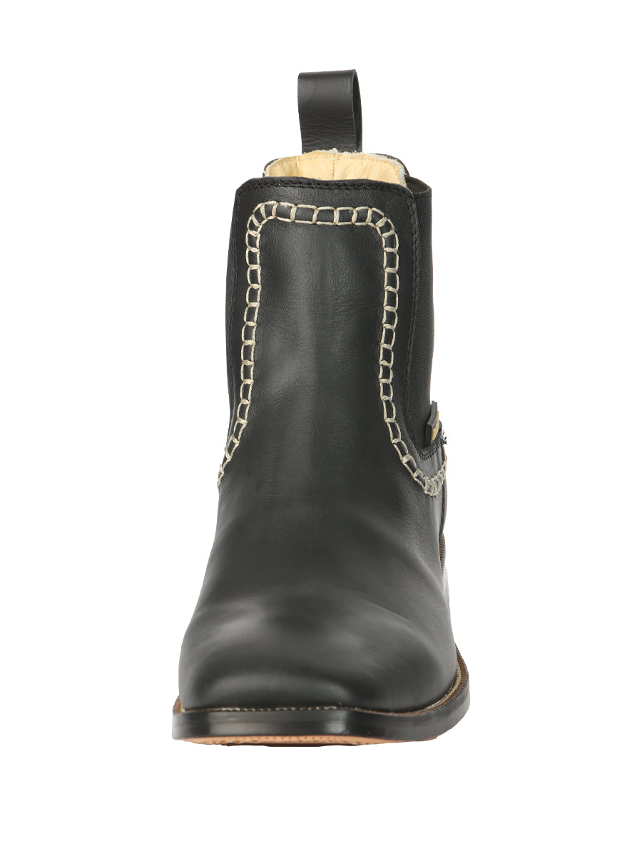 Botines de piel para hombre El General - Negro 45420