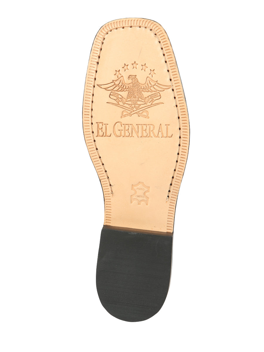 Botines de piel para hombre El General - Negro 45420