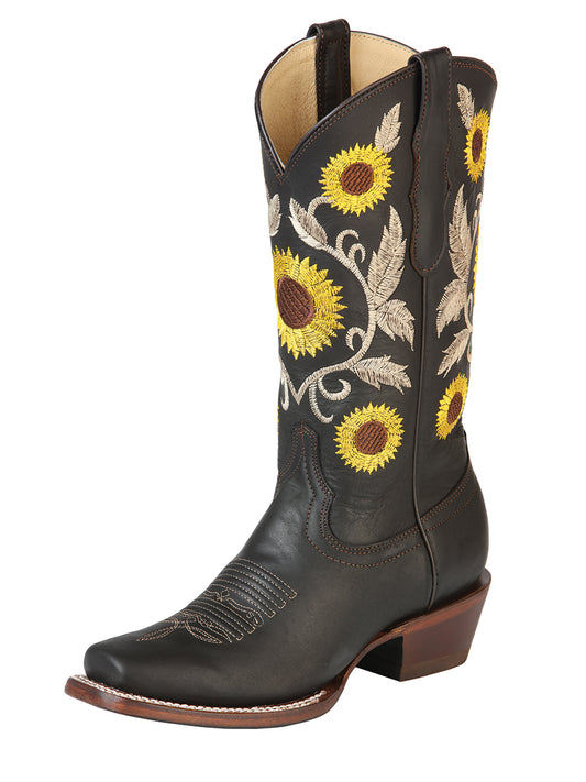 Botas de rodeo Centenario para mujer de cuero loco

 - Choco 125773