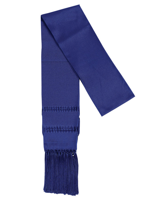 Mexican Shawl 85% Articela, 15% Polyester Royal Blue 600235