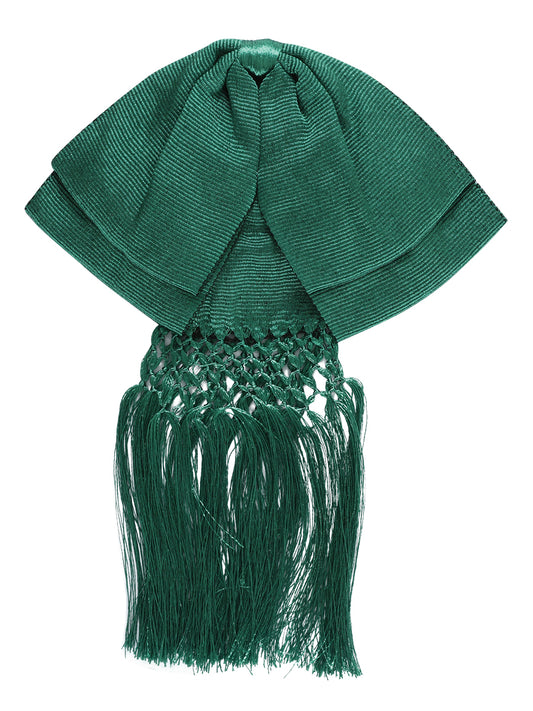 Mexican Charro Bow Tie 85% Articela, 15% Polyester Green 601479
