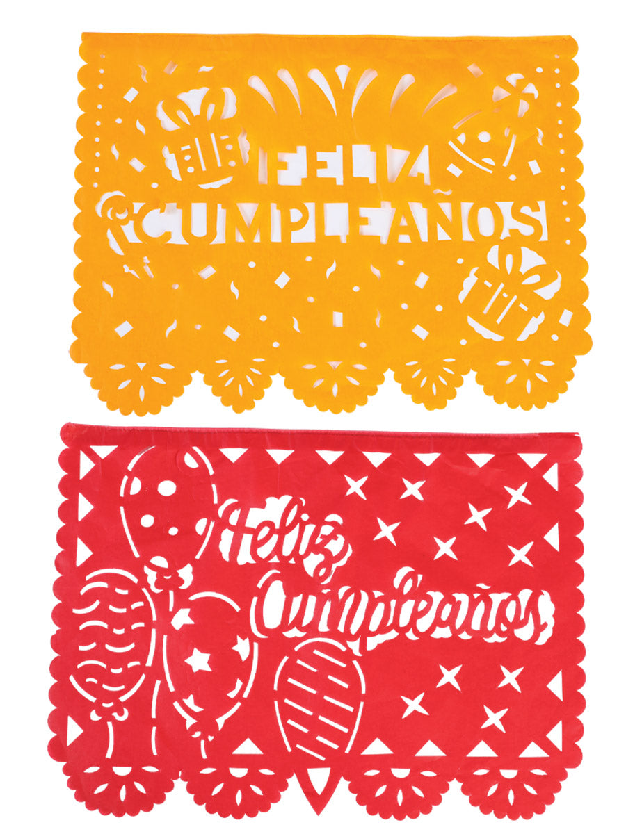 Decorative Papel Picado Feliz Cumpleaños Multicolor 601852