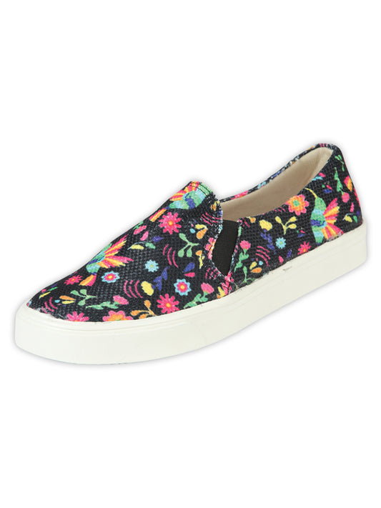 Mexican Artisanal Yute Tennis 50% Cotton, 50% Polyester Multicolor 604006